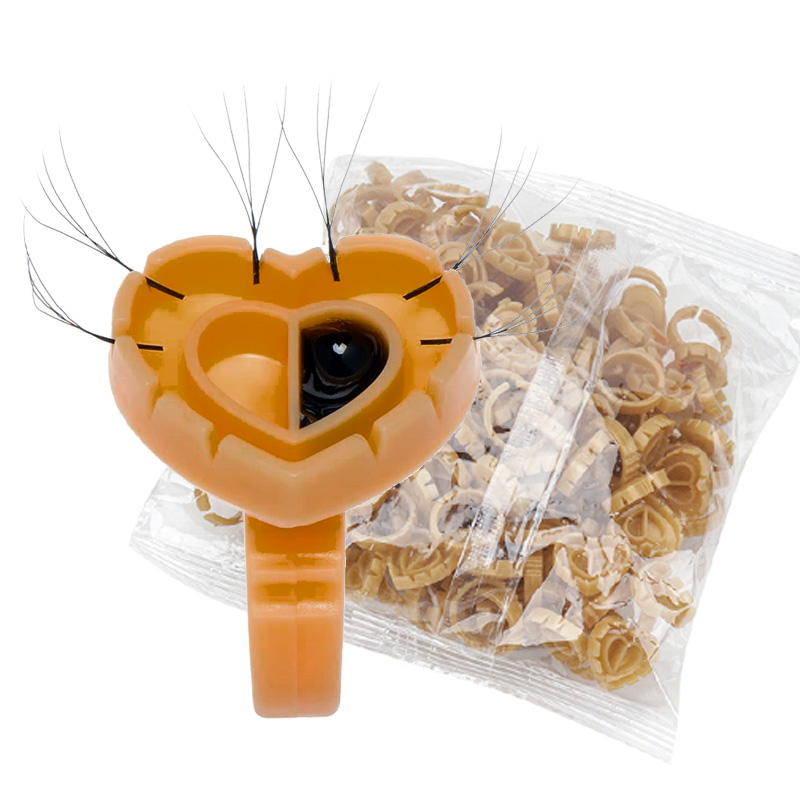 Eyelash Extension Vendor - 500 stuks lijmringen voor wimperverlenging, lijmhouder