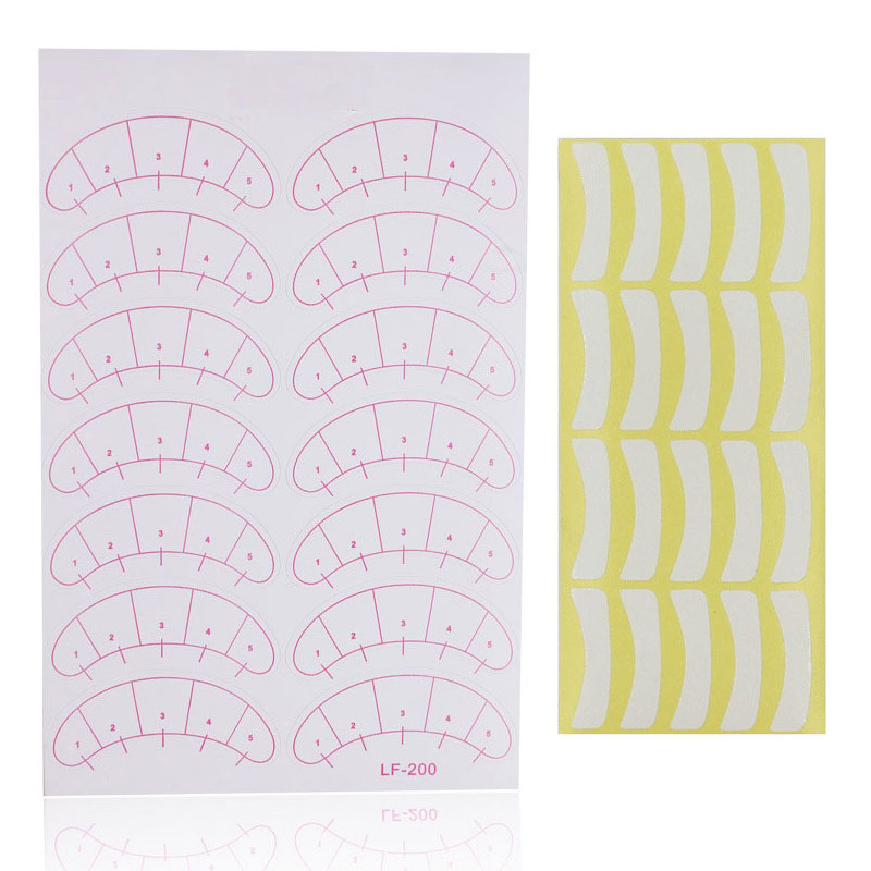 Lash Mapping Sticker - Wimper Extension Papier Patches Eyelash Under