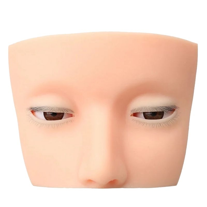 Eyelash Extension Open Eye - Beauty New Real 4-laags mannequinhoofd voor