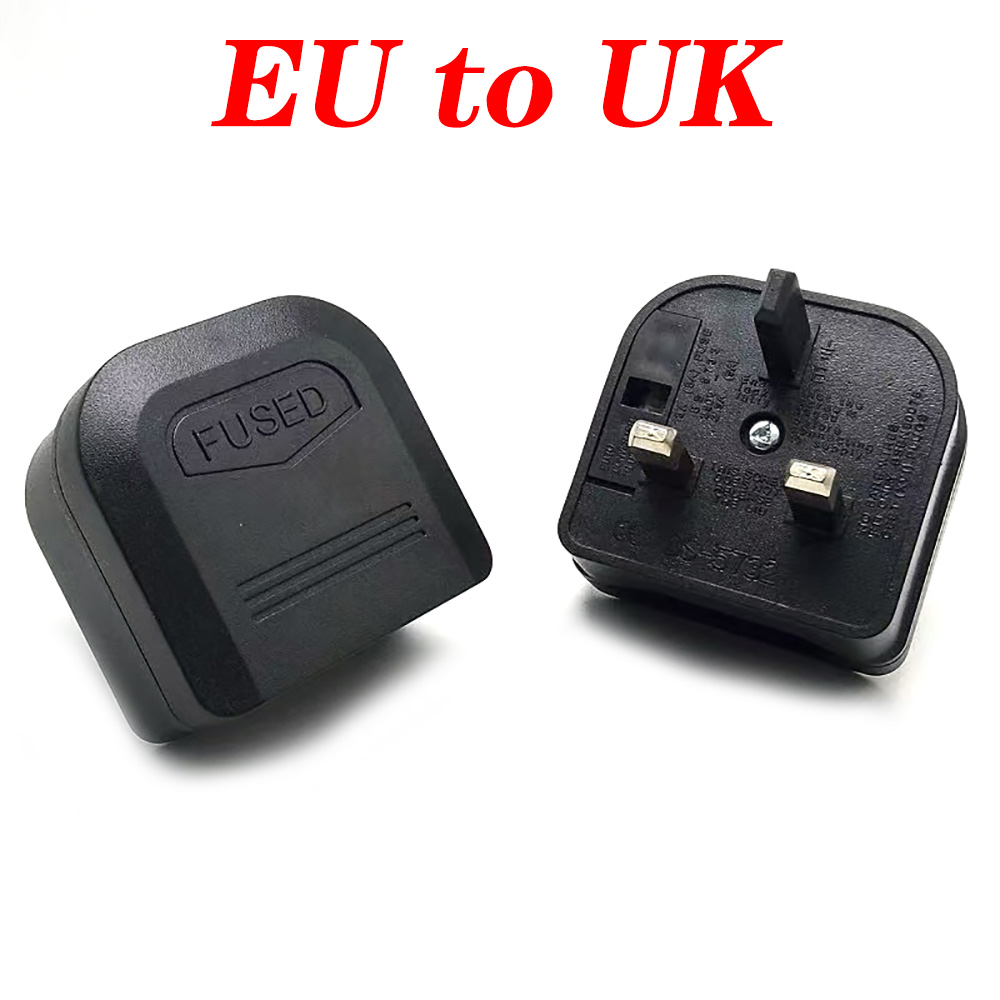 Eyelash Extension Uk - EU naar UK-stekkeradapter met 13A-zekering UK