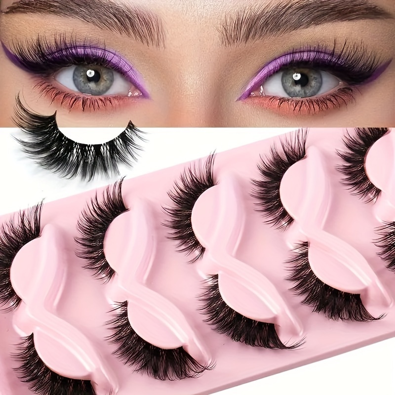 5 paar Cat Eye valse wimpers - - Eyelash Extension Cat Eye recensie en prijs