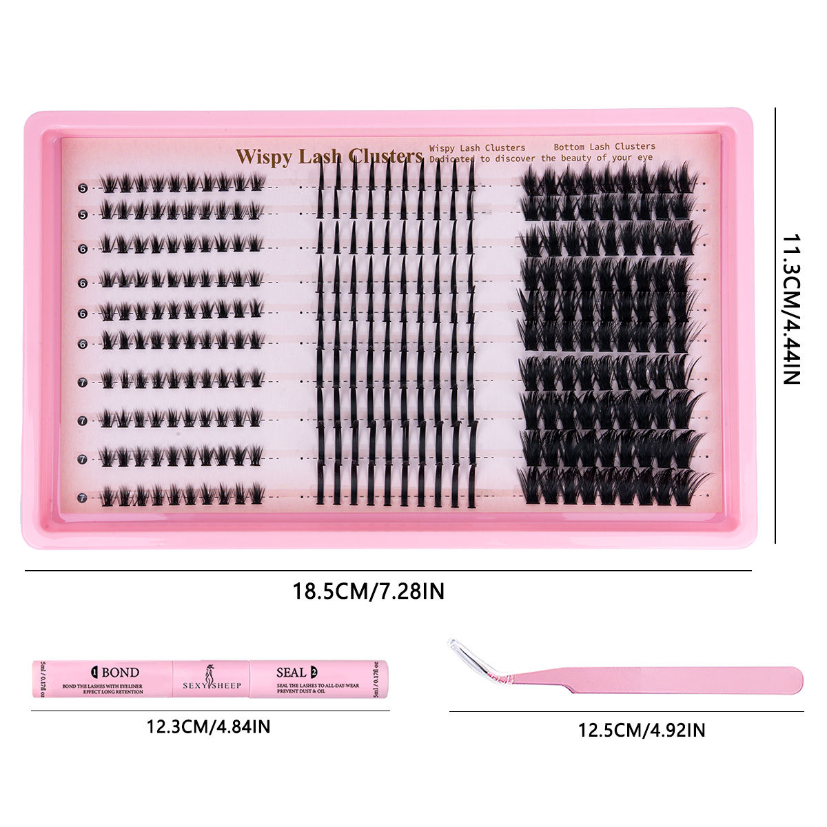 Wimperclusters Kit Wispy Wimpe - Eyelash Extension C Curl recensie en prijs