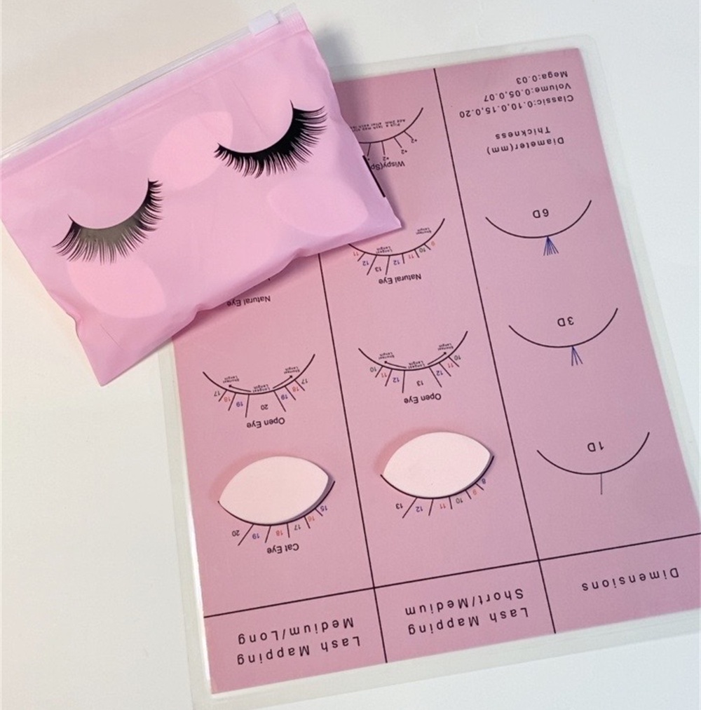 Lash Map Chart voor beginners  - Lash Mapping Sticker recensie en prijs