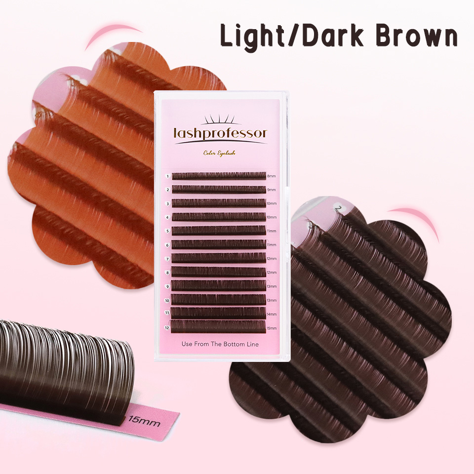 Donkerbruine wimperverlenging  - Eyelash Extension Remover At Home recensie en prijs