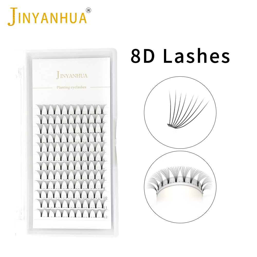 Jinyanhua 8D Fans Wimper Exten - Eyelash Extension C Curl recensie en prijs