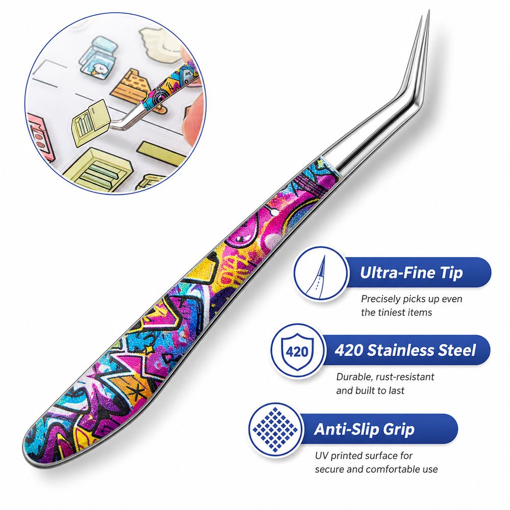 Metalen gebogen stickers, pinc - Lash Mapping Sticker recensie en prijs