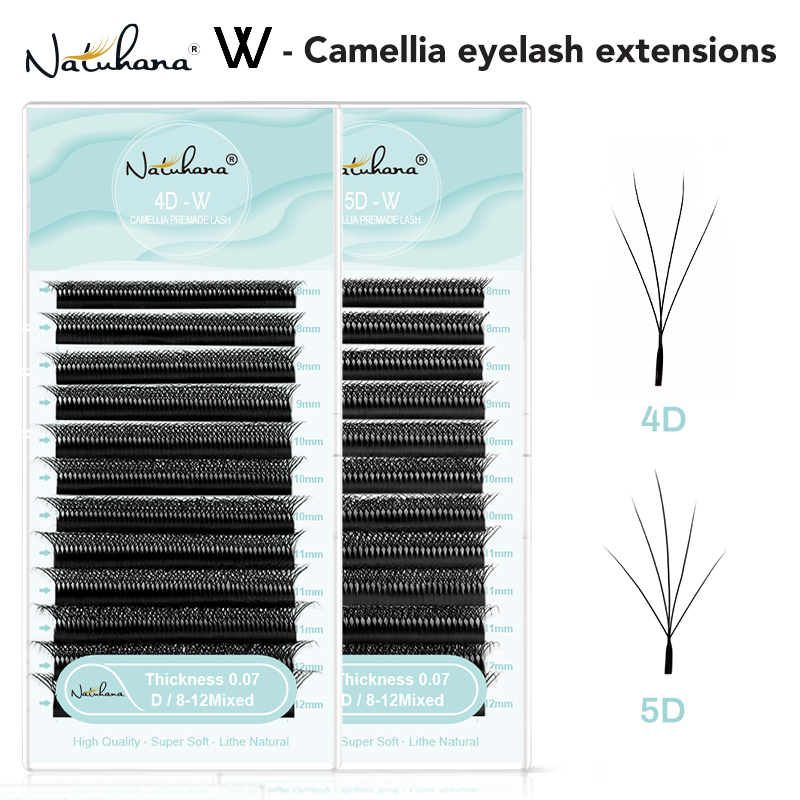 NATUHANA Camellia W Wimperexte - Eyelash Extension C Curl recensie en prijs